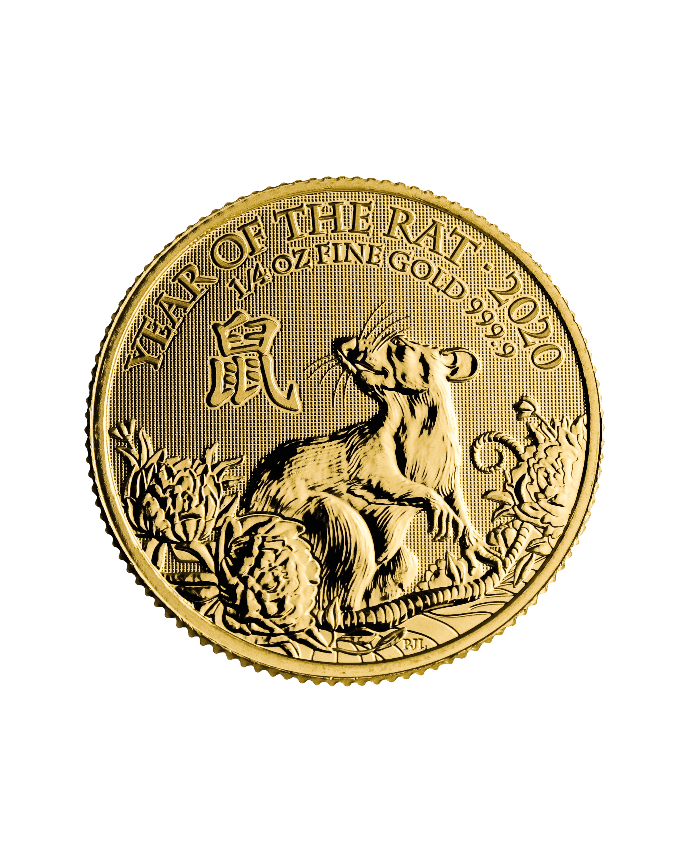 2020 Lunar Year of the Rat 1/4oz Gold Coin